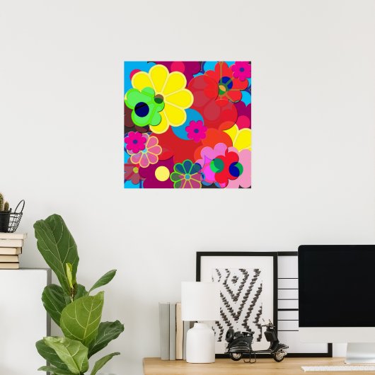 Poster flower (Bureau à domicile)