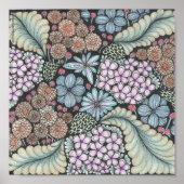 Poster Flower1 doodprint 8x8in (Devant)