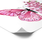 Poster Flower Butterfly (Coin)