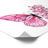 Poster Flower Butterfly (Coin)