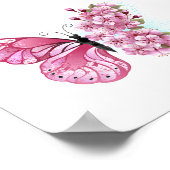 Poster Flower Butterfly (Coin)