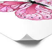 Poster Flower Butterfly (Coin)