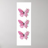 Poster Flower Butterfly (Devant)