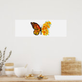 Poster Flower Butterfly with Yellow California Poppy (Cuisine)
