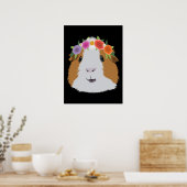 Poster Flower Crown Guinea Pig (Cuisine)