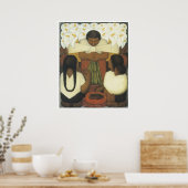 Poster Flower Day, Diego Rivera (Cuisine)