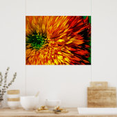 Poster Flower Fireworks (Cuisine)