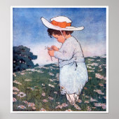 Poster Flower Fortune telling, Jessie Willcox Smith (Devant)