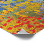 Poster Flower Garden 1888 par Vincent Van Gogh Art (Coin)