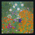 Poster Flower Garden by Gustav Klimt<br><div class="desc">Beautiful colorful painting of a flower garden by Gustav Klimt. Amazing variations of colors and beautiful flowers fit beautiful on many sorts of wonderful products and venft ideas.</div>