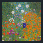 Poster Flower Garden by Gustav Klimt<br><div class="desc">Beautiful colorful painting of a flower garden by Gustav Klimt. Amazing variations of colors and beautiful flowers fit beautiful on many sorts of wonderful products and venft ideas.</div>