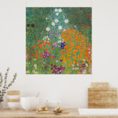 Poster Flower Garden by Gustav Klimt (Cuisine)