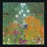 Poster Flower Garden by Gustav Klimt<br><div class="desc">Beautiful colorful painting of a flower garden by Gustav Klimt. Amazing variations of colors and beautiful flowers fit beautiful on many sorts of wonderful products and venft ideas.</div>