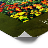 Poster Flower Garden Goodness Citation inspirante (Coin)