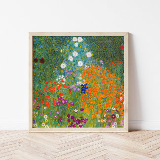 Poster Flower Garden | Gustav Klimt