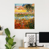 Poster "Flower Garden" Vincent de Gogh. (Bureau à domicile)