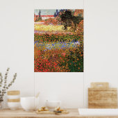 Poster Flower Garden, Vincent van Gogh. (Cuisine)