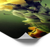 Poster Flower jaune sauvage (Coin)