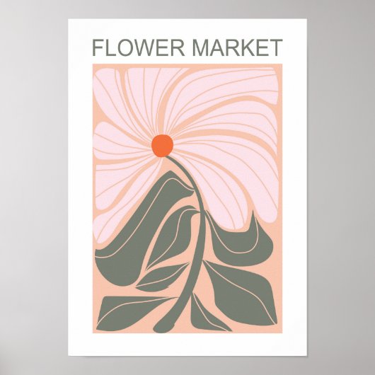 Poster Flower Market A3 (Devant)