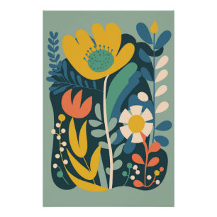 Poster Flower n° 17 de Botanical