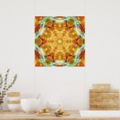 Poster Flower of Life Mandala 16 (Cuisine)
