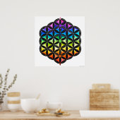 Poster Flower of Life par Megaflora Design (Cuisine)