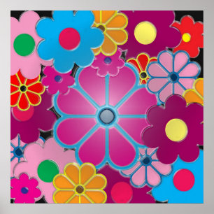 Poster flower power