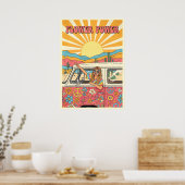 Poster Flower Power V14 (Cuisine)