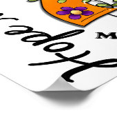 Poster Flower Ribbon 4 Hope Matters Multiple Sclerosis (Coin)