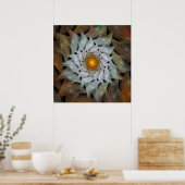 Poster 'Flower Sun' (Cuisine)