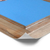 Poster Flowering Cherry Tree View from a Window (Coin)