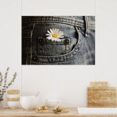 Poster Flowers (homonymie) | Daisy in Jeans Pocket (Cuisine)