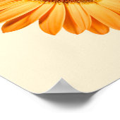Poster Flowers | Orange Gerbera (Coin)