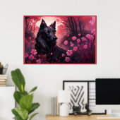 Poster Flowers & Paws (Thuiskantoor)