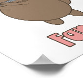 Poster Fluate Fanatique Chat Cute (Coin)