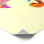Poster Fluer-de-Lis : Motifs heureux de Navin (Coin)