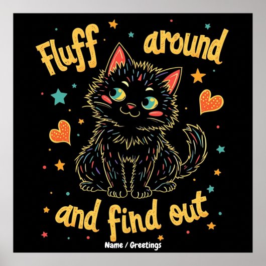 Poster Fluff Around et Découvrez Le Parfait Mème  (Devant)