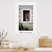 Poster Fluffy dans la fenêtre (Cuisine)