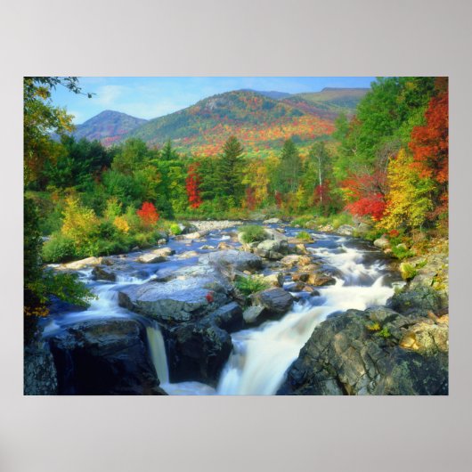 Poster Flume Falls | Montagnes Adirondack (Devant)
