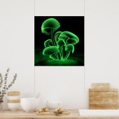 Poster Fluorescence verte (Carré) (Cuisine)