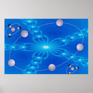 Poster Fluorescent arms dimension