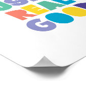 Poster Flush it Flush it Bathroom Sign (Coin)