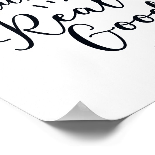 Poster Flush it Flush it Bathroom Sign (Coin)