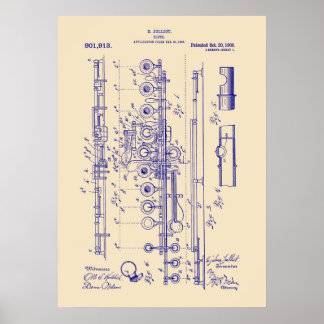 Poster Flûte