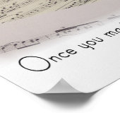 Poster Flûte - Art de l'énergie et de la beauté (Coin)