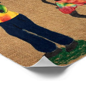 Poster Flute Man and Dancer (Coin)