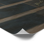 Poster Flûte sur marbre Vase 1a (Coin)