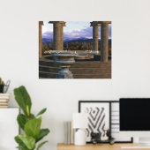 Poster Flûte sur marbre Vase 1a (Bureau à domicile)