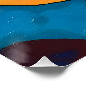 Poster Flux abstract de colors (Coin)