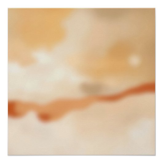Poster Flux Chaud Abstrait (Devant)